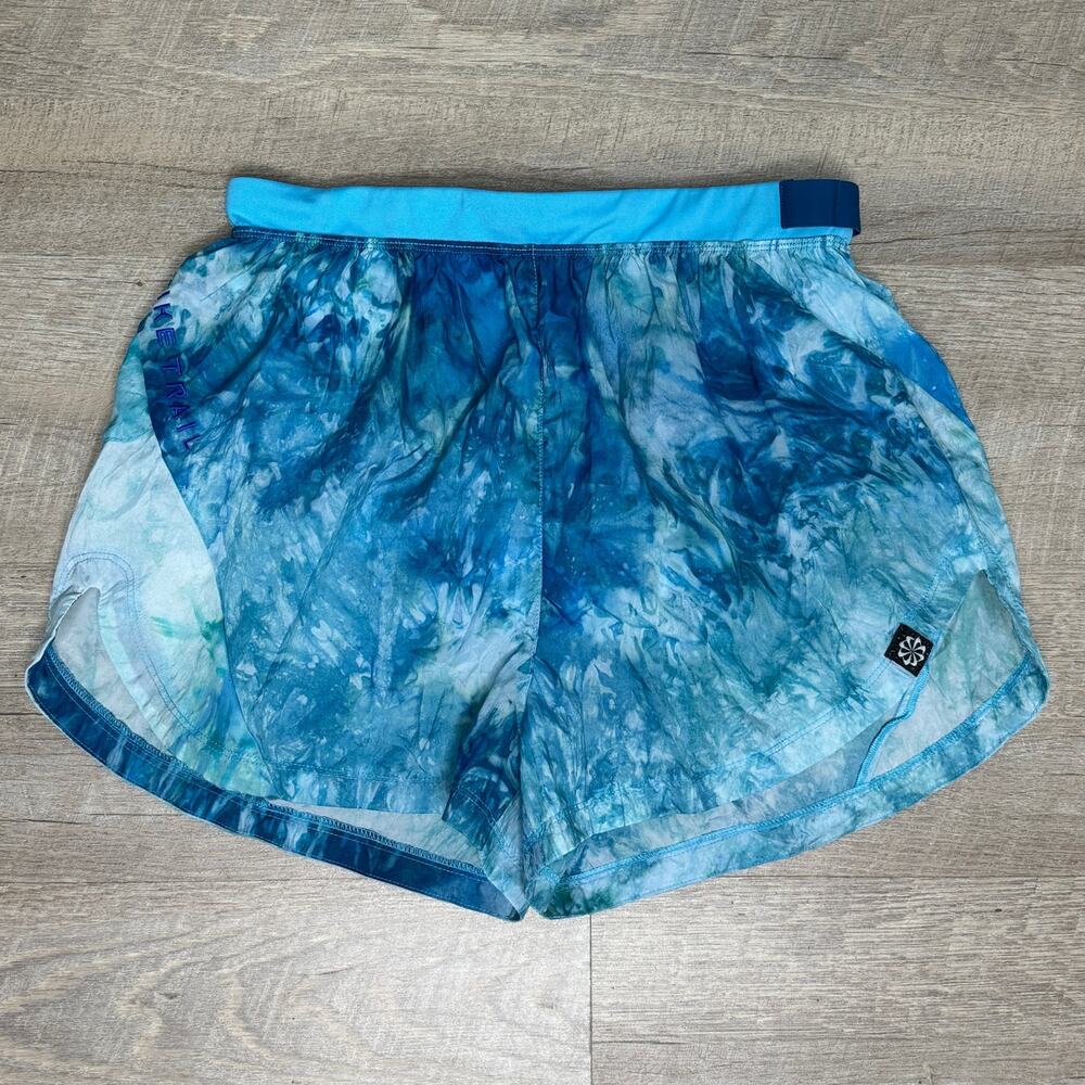 Nike Womens Dri-FIT Repel 3" Trail Running Short Baltic Blue Granola Gorp Vivid